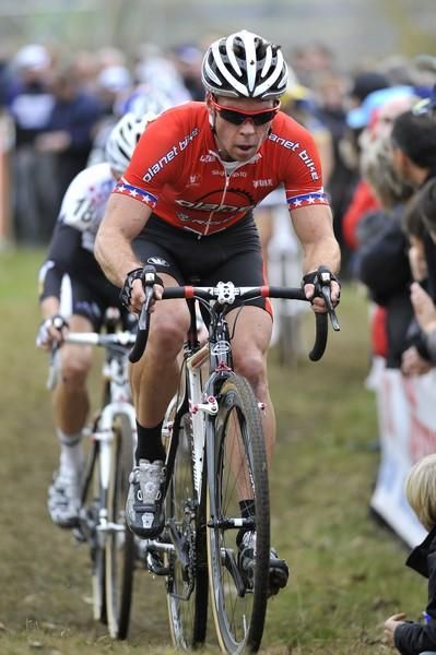 Jonathan Page (Planet Bike) powers along.
