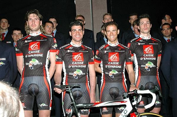 Karpets (L) stands next to Pereiro, Valverde, and Portal