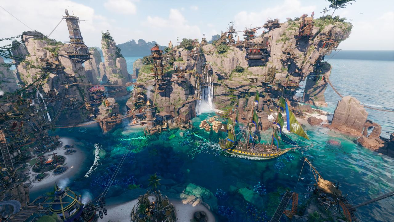 A pirate city builder