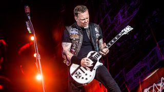 James Hetfield performing live