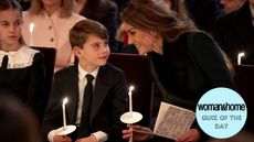  Princess Charlotte, Prince Louis and Catherine, Princess of Wales during the Together At Christmas carol service at Westminster Abbey on December 5, 2025 in London, England. Led by The Princess and supported by The Royal Foundation, the annual event offered a chance to pause and reflect on the values of love, compassion, and the connections we share. The service also highlighted remarkable individuals from across the UK who have demonstrated extraordinary kindness, empathy, and support within their communities. (Photo by Aaron Chown - Pool/Getty Images)