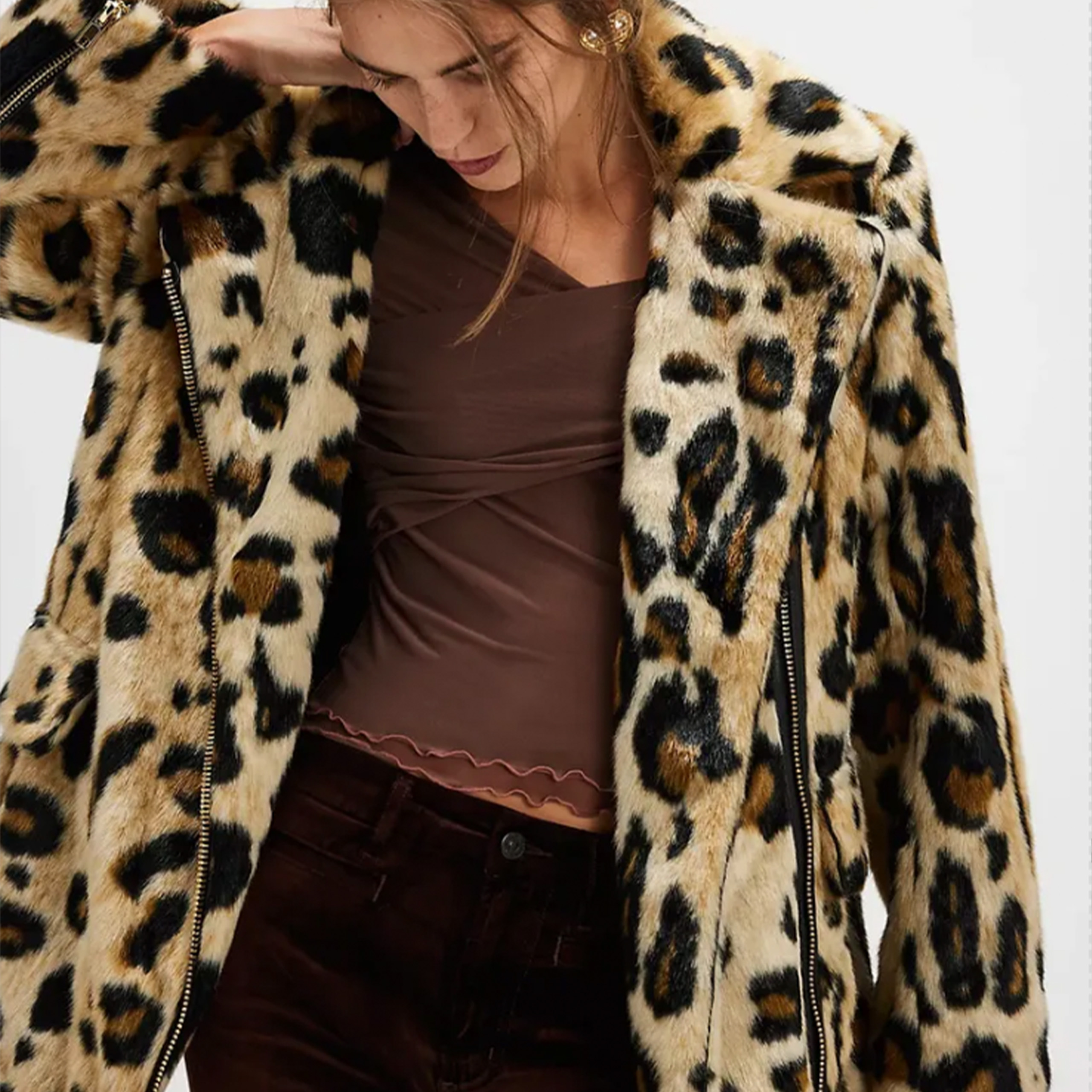Bella Leopard Coat