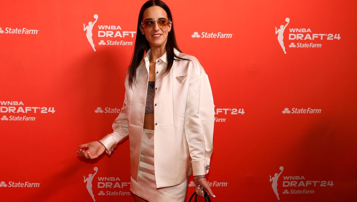 Caitlin Clark Wears Head-to-Toe Prada for 2024 WNBA Draft | Marie Claire