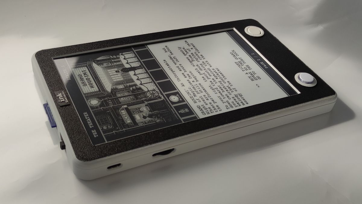 Remember those ‘choose your own adventure’ fantasy books? Well, now they’re coming back in this delightfully chonky e-ink console