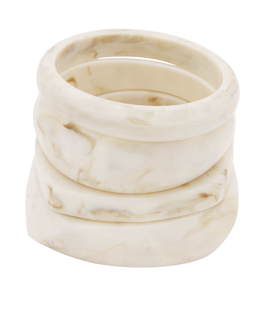 Epifene, Marble Resin Bangles
