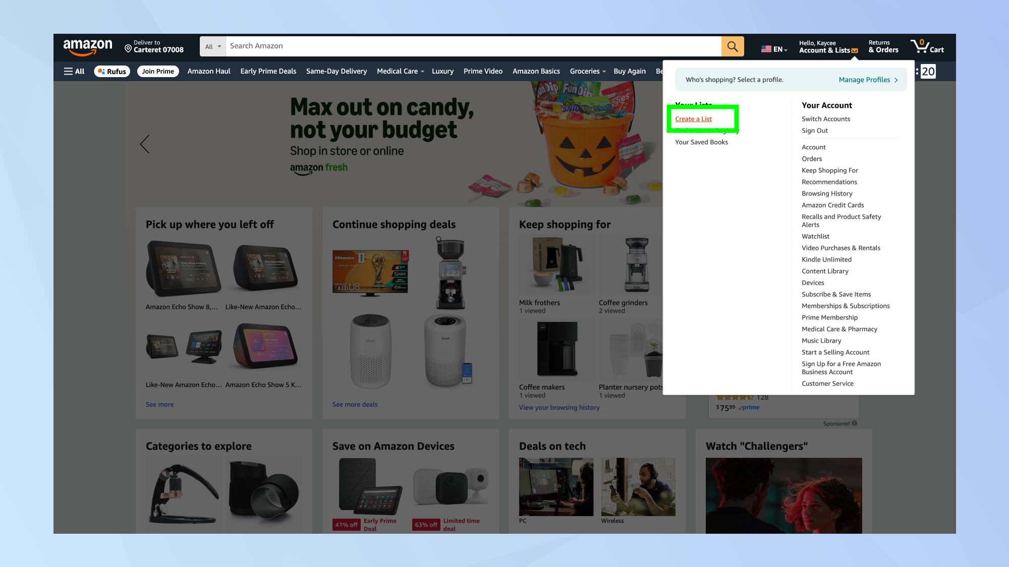 Amazon Wish List 