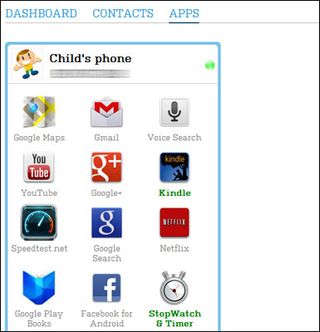 Kyte Dashboard Apps Screen