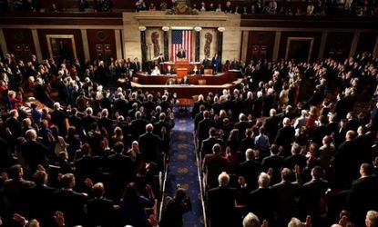 The swearing in of the 113th Congress, which, at the very least, couldn't possibly be as bad as its predecessor.