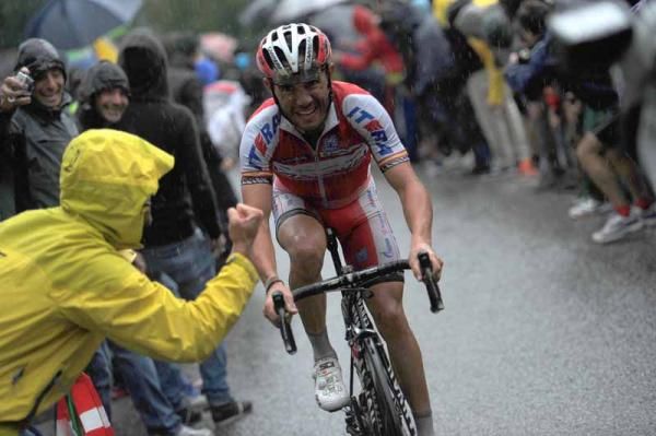 Joaquim Rodriguez (Katusha) on the way to winning the Tour of Lombardy