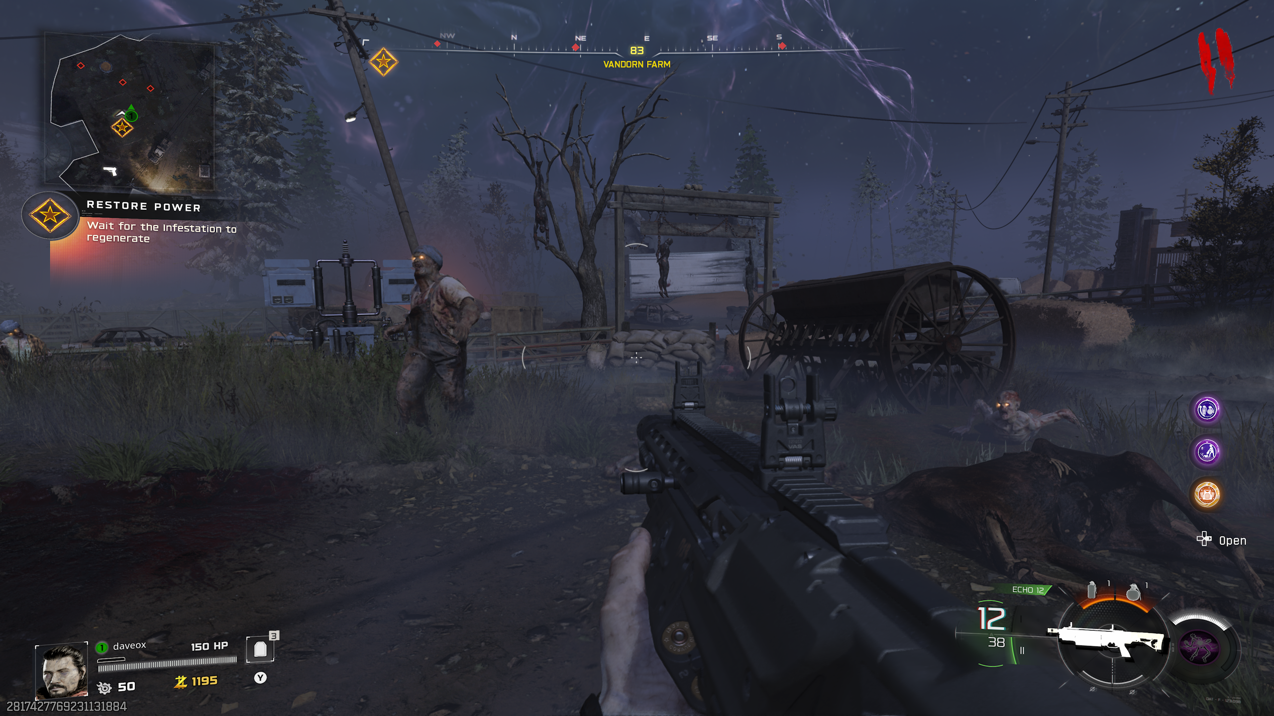 Call of Duty zombies screenshot by Tom&#039;s Guide