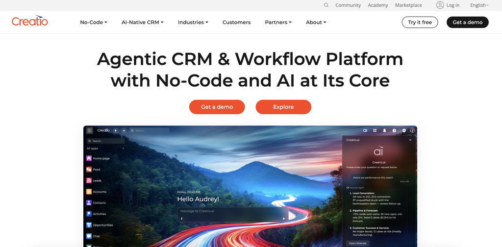 Creatio CRM Review 2025 | TechRadar