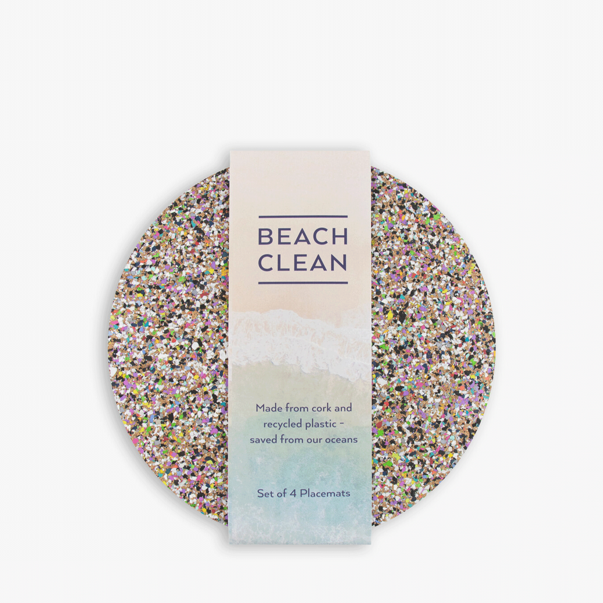 cork and recycled plastic placemats