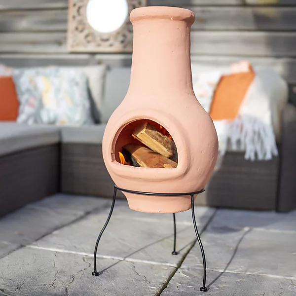B&amp;amp;Q, La Hacienda Molela Clay Chiminea