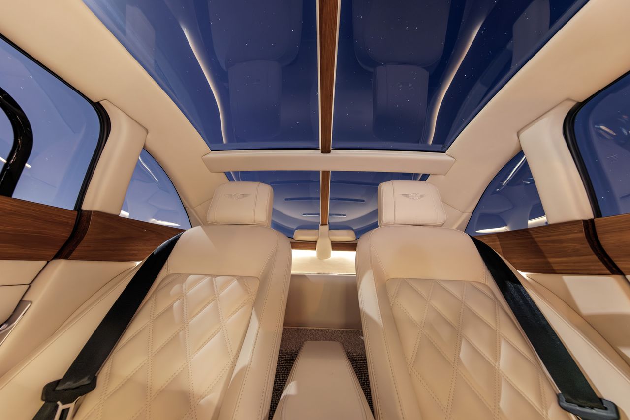 Details of the Morgan Midsummer Coup&eacute;'s glazed roof