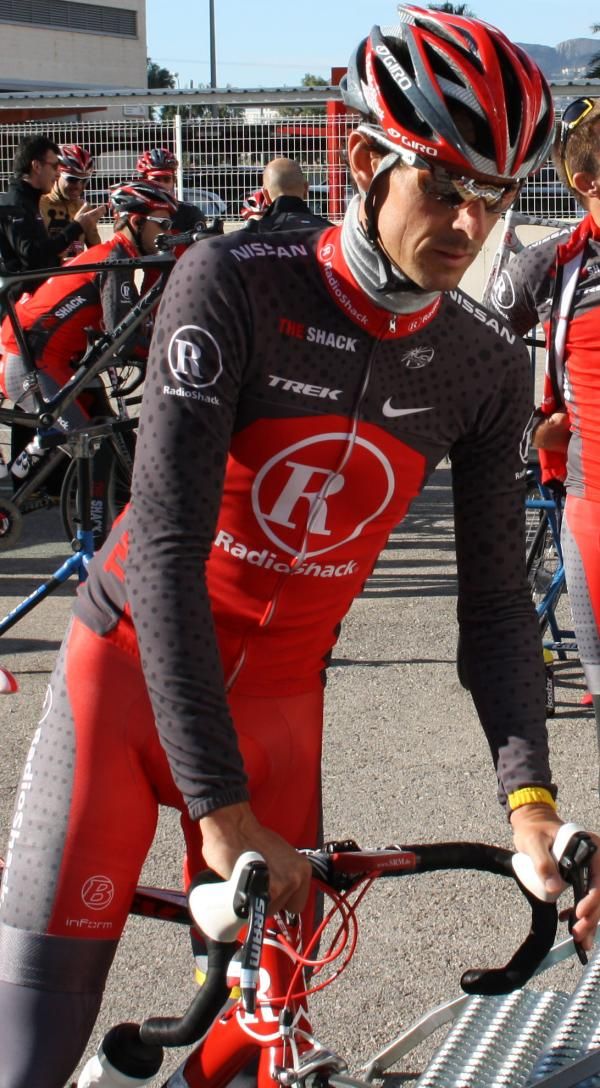 Andreas Kl&ouml;den at the RadioShack training camp in Calpe.