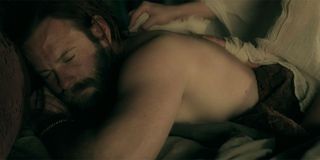 Erik shirtless in Vikings Season 6B on Amazon