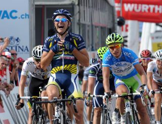 Borut Bozic wins, Tour de Suisse 2011, stage five