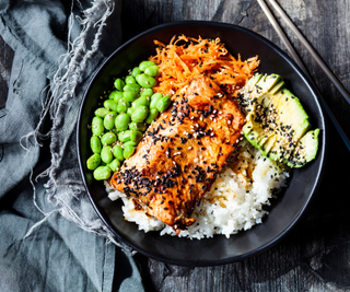 Salmon teriyaki