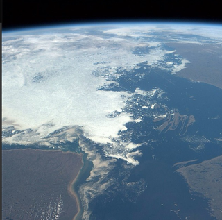 Hudson Bay Sea Ice from ISS