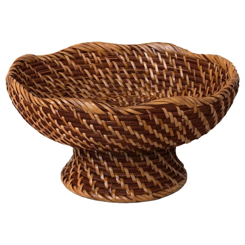 Target, Rattan Fruit Bowl in Dark Walnut