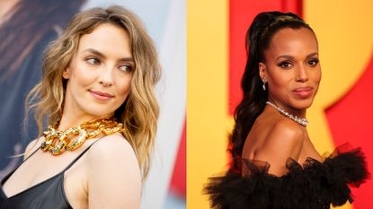 red carpet photos of jodie comer and kerry washington