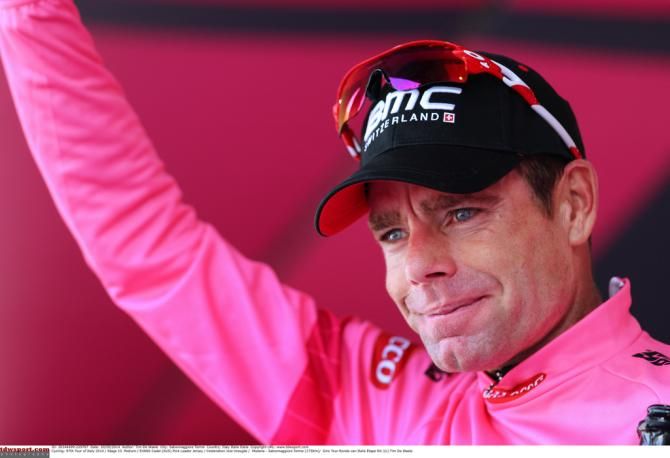 An emotional Cadel Evans (BMC)