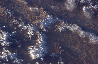 Himalayas from the ISS