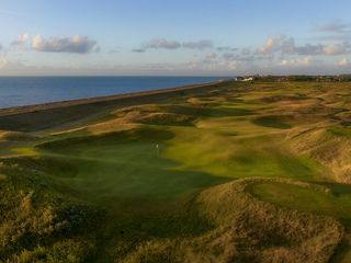 Royal Cinque Ports aerial golf course shot