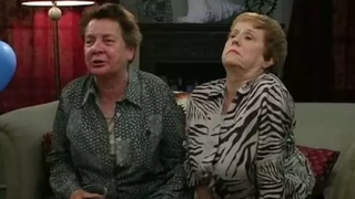 Charlie and Mac's mothers in It's Always Sunny in Philadelphia.