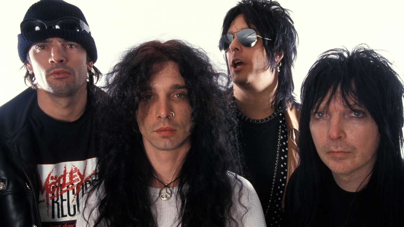 A promo shot of John Corabi with Motley Crue in 1993