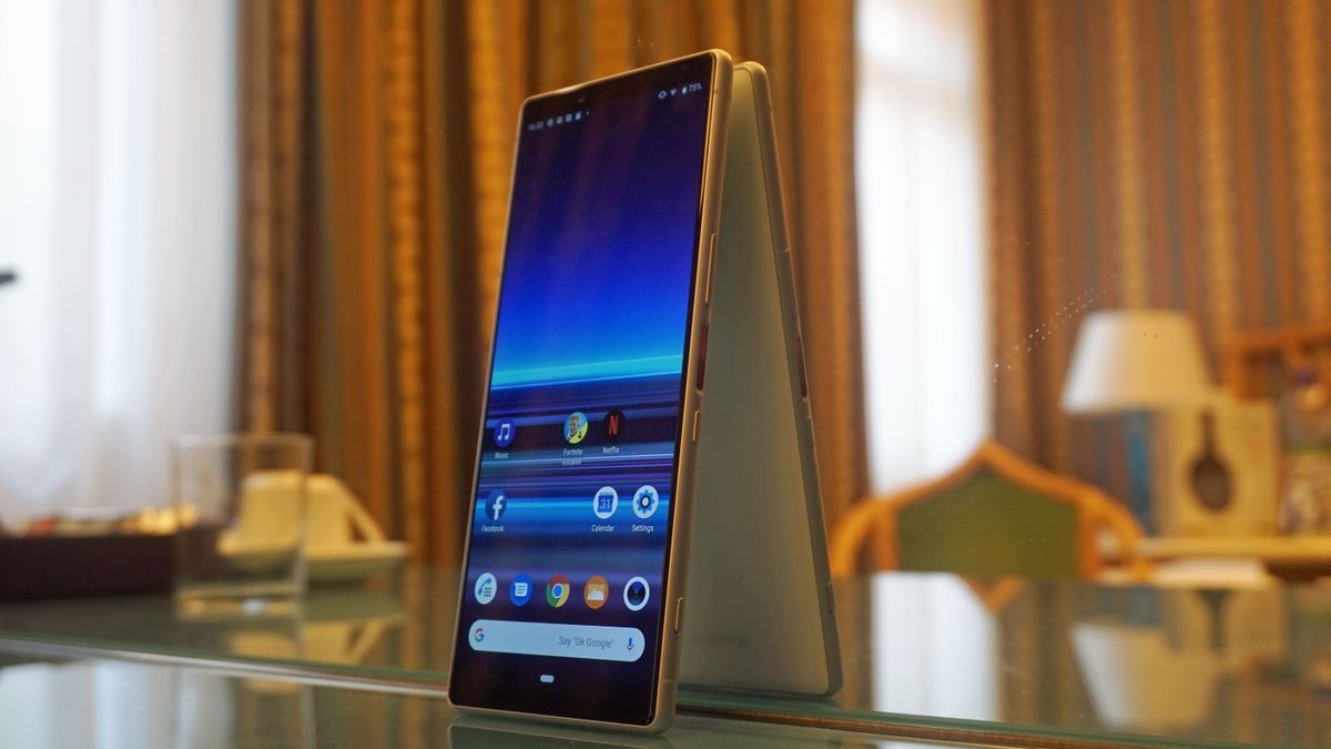 sony folding phone