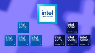 Intel's new processor family structure showing the separations between the intel Core family and Intel Core Ultra family