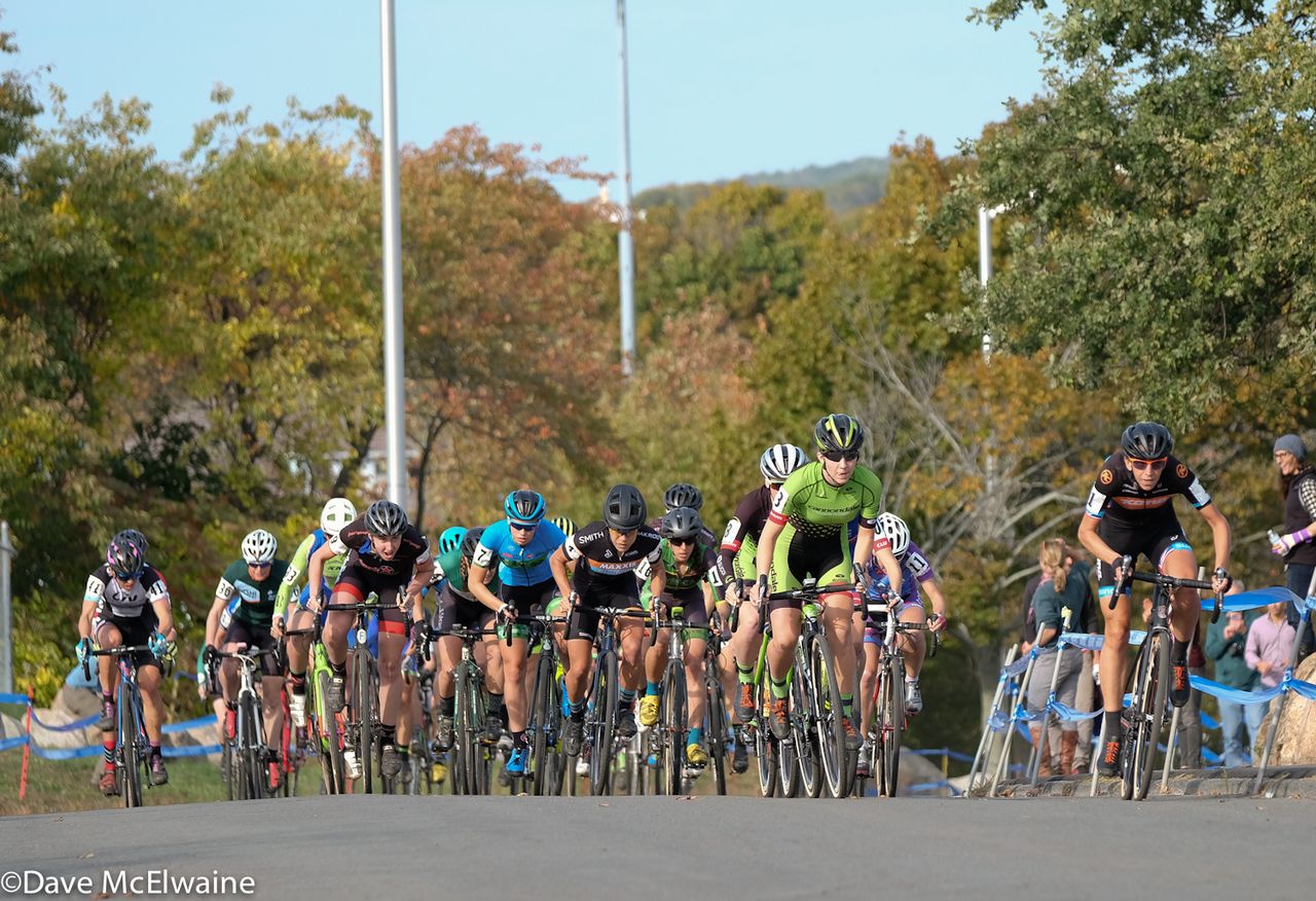 Helen Wyman (Kona) took the hole-shot today with Emma White close behind