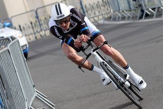 Tobias Ludvigsson on his way to winning Stage 5 of the 2014 Etoile de Besseges