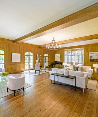 Living room in Bing Crosby's house in California