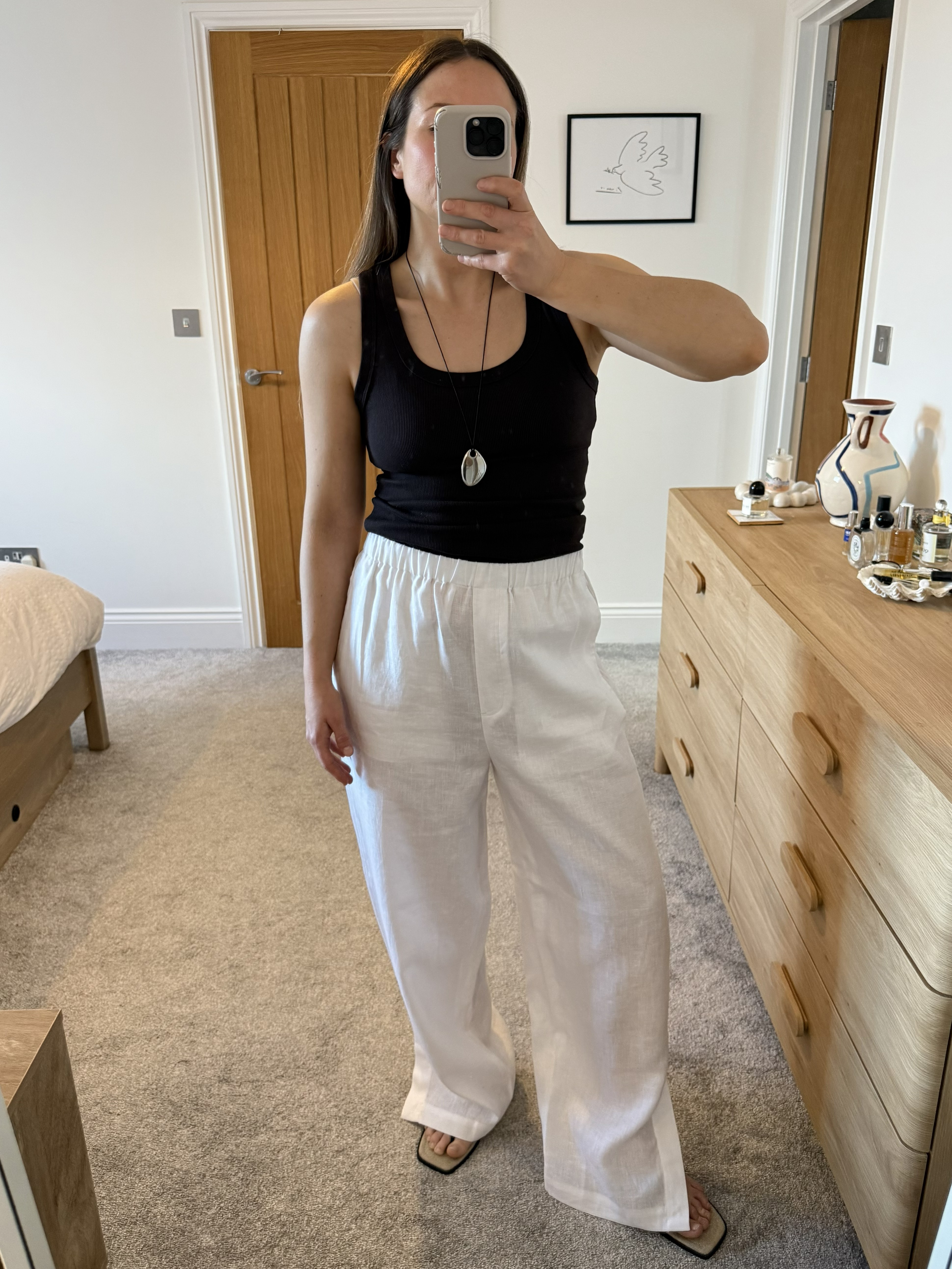 COS linen trousers
