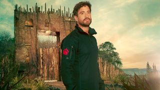 Danny Cipriani posing in his Celebrity Bear Hunt fleece