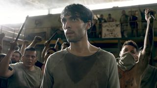 Diego Calva as Juan in "Prison Cell 211" on Netflix