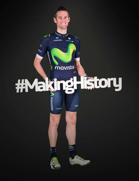 Rory Sutherland holds the hashtag 'Making History'