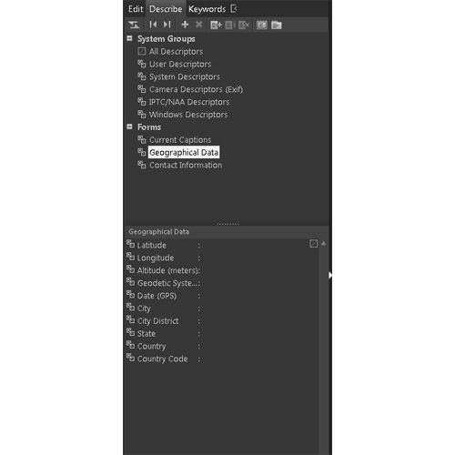 Using StudioLine Photo Classic you can either view or input your image&rsquo;s longitude and latitude data.