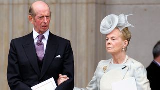 Prince Edward, Duke of Kent and Katharine, Duchess of Kent attend a Service of Thanksgiving