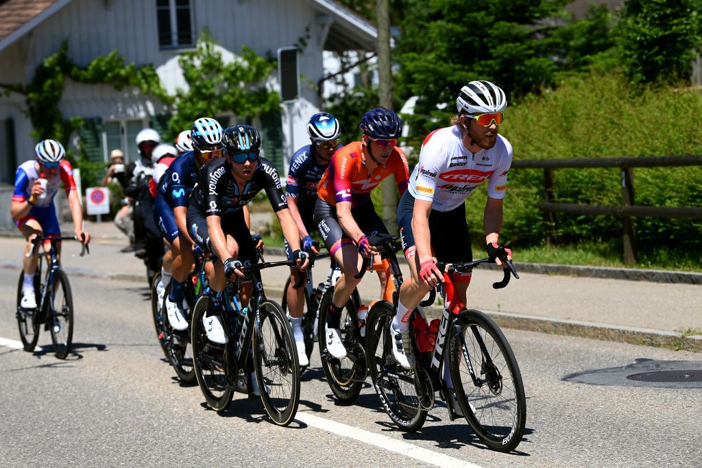 The USA's Quinn Simmons was in the first attack of the 2022 Tour de Suisse