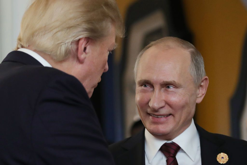 President Trump and Russian President Vladimir Putin