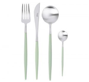 Goa 24 Piece cutlery set in Mint Green