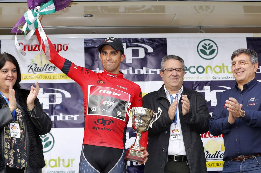 Alberto Contador now leads the race overall