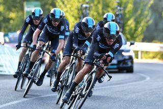 Team Sky ride to the win on stage 1 of the 2016 Vuelta a Espana