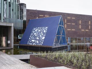 close up of Water Cities Rotterdam installation