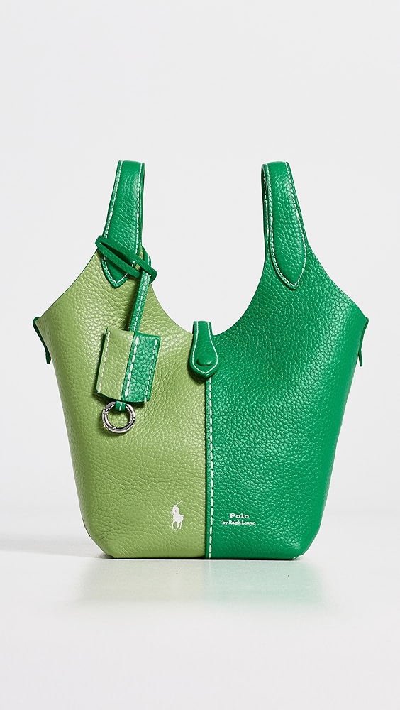 Polo Ralph Lauren Shiny Drum Pebble Crossbody Bag