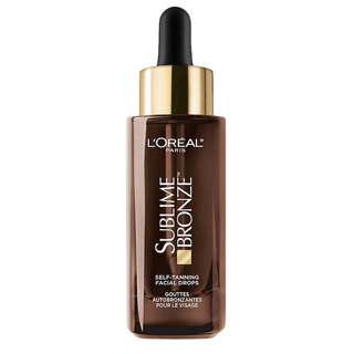 Sublime Bronze Self Tanning Facial Drops With Hyaluronic Acid, Gradual Tan, Fragrance-Free, 1 Fl. Oz