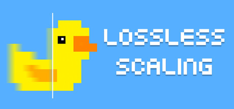 The Lossless Scaling app logo, featuring pixel art of a yellow rubber duck.